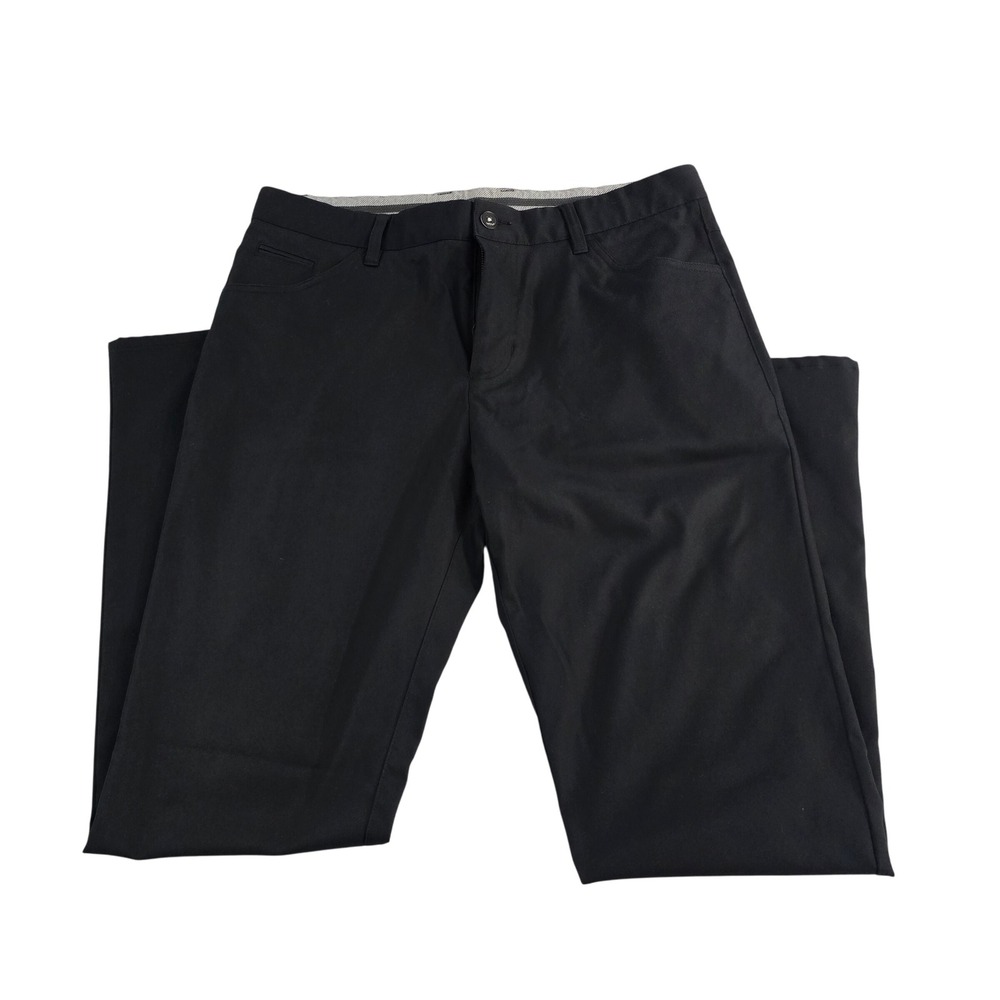 Adidas adiPure Black Golf Pants Mens 34x32 Stretch Athletic Performance